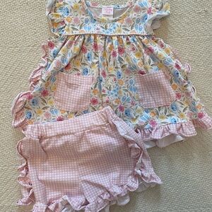 Stitchy Fish Short Set